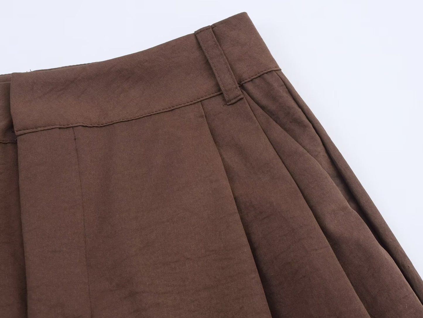 Knotted Halter Neck Top Vest + Pleated Pants