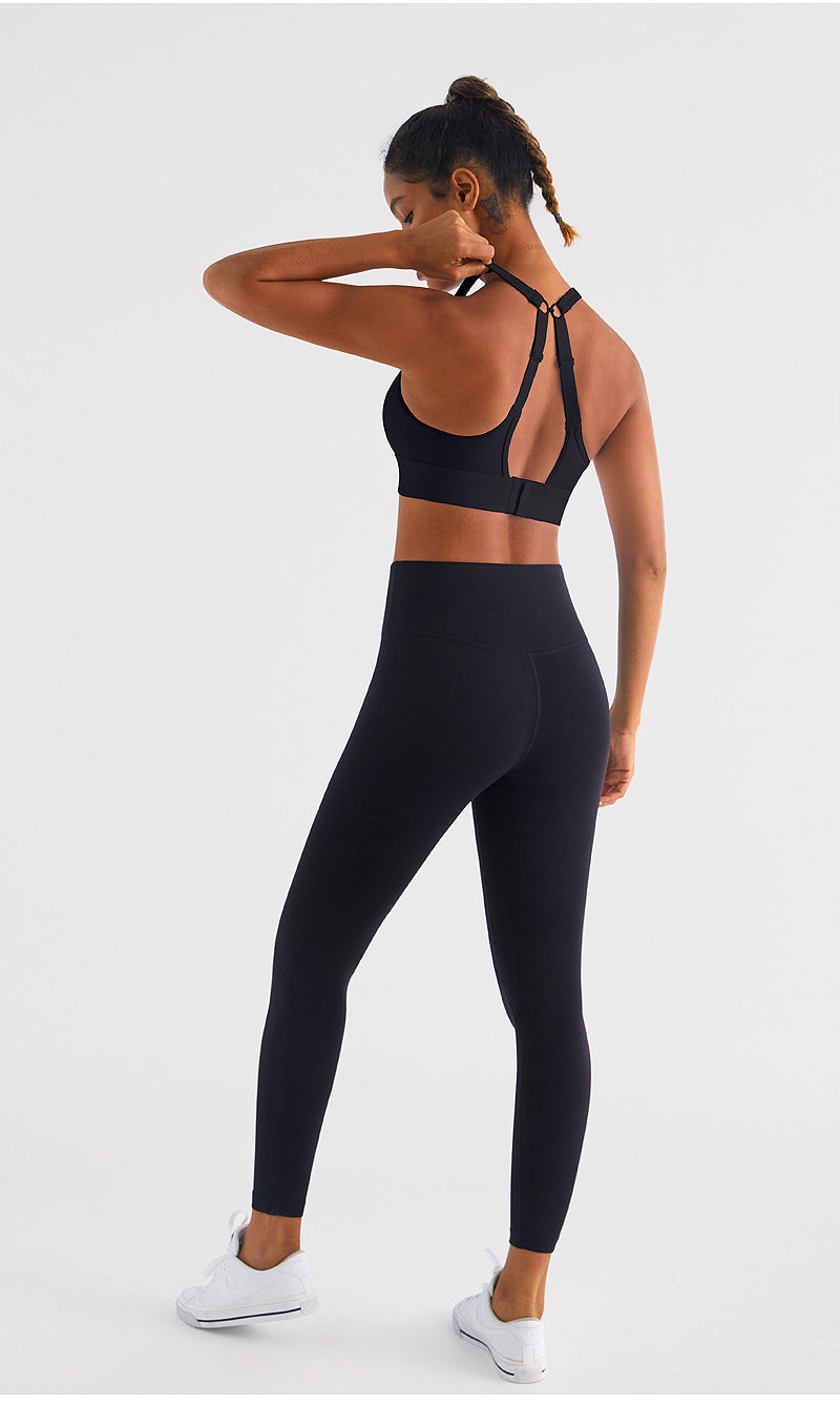 Women's Shockproof Padded Backless Sports Bra
