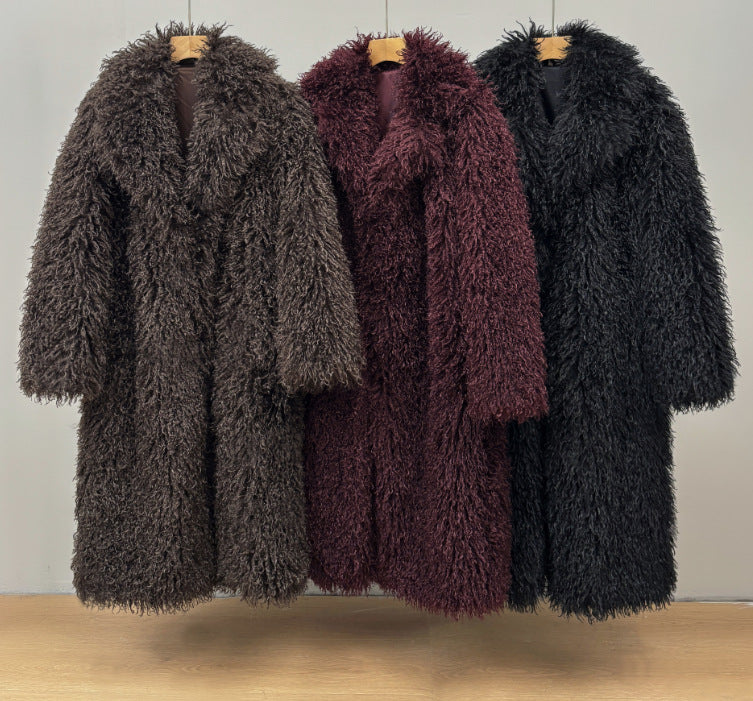 Long Faux Fur Coat