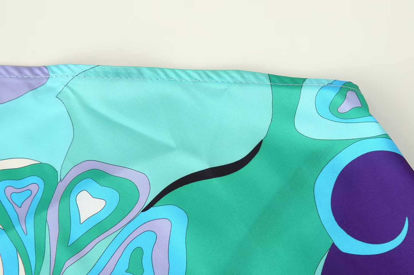 Printed Chain Halter Neck Dress