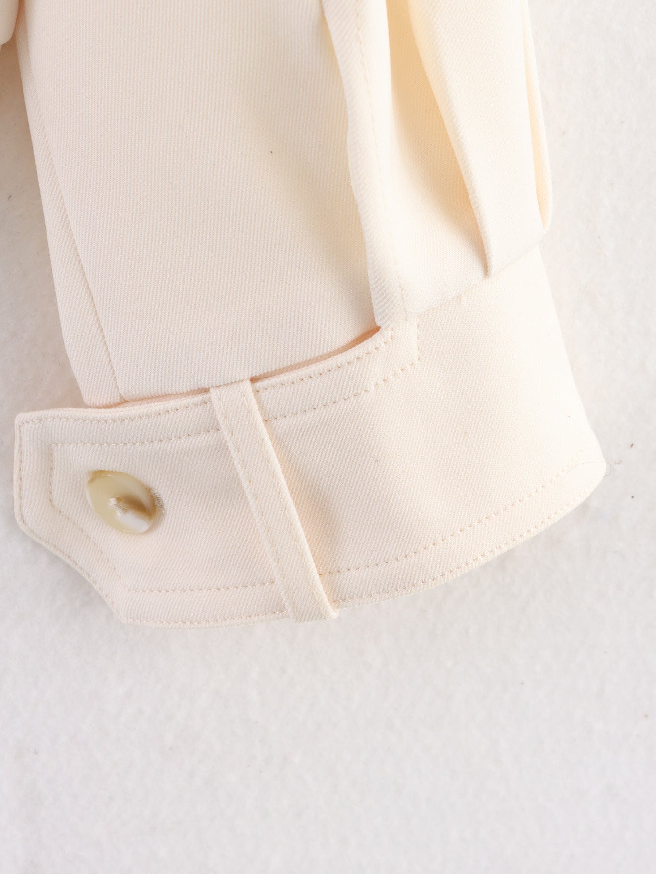 Button-Decorated Loose Jacket Baseball