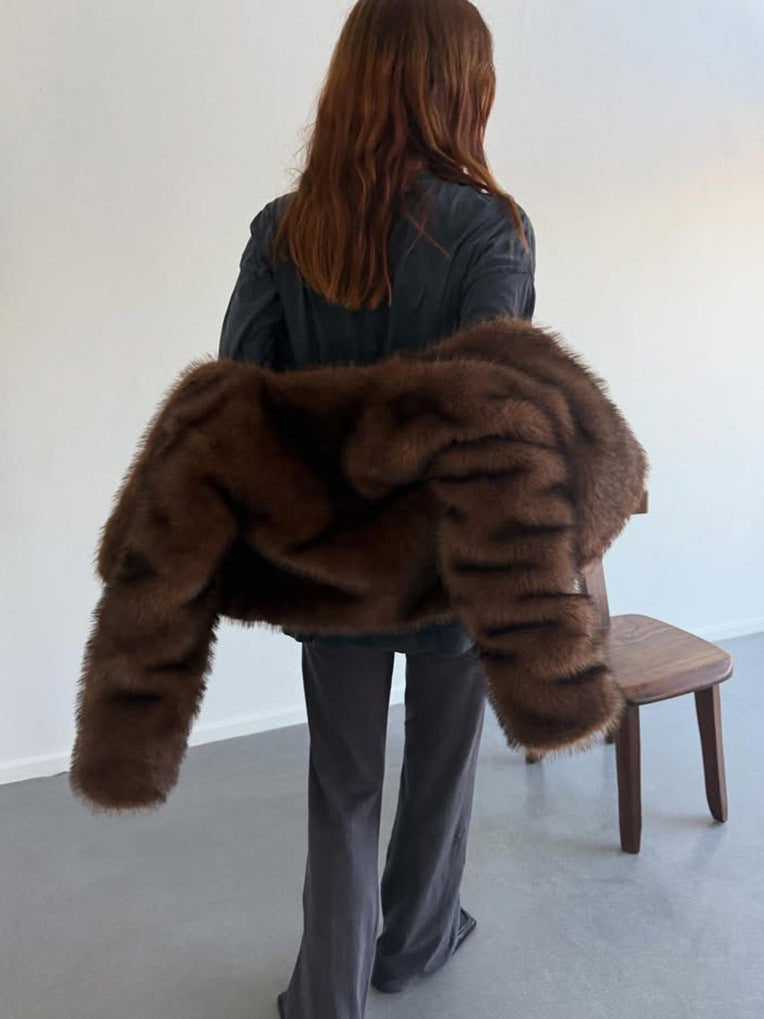 Mink Faux Fur Coat
