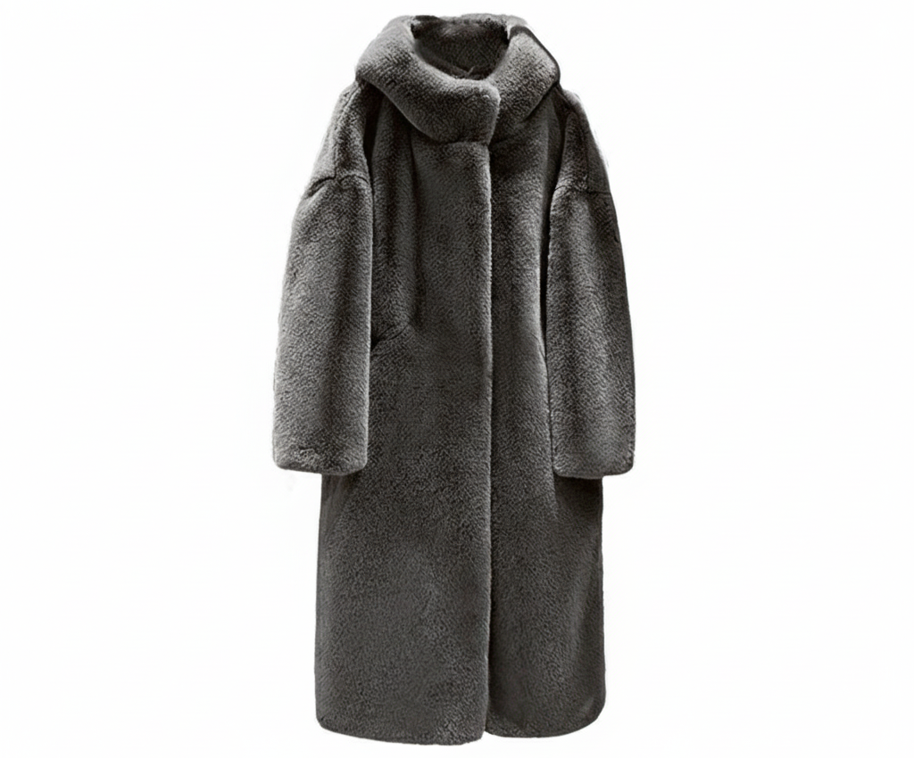 Korean Style Imitation Mink Plush Swing Hat Long Outwear