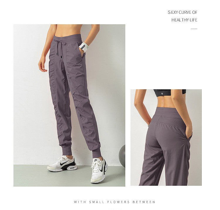 Loose & Slim Fit Sports Pants with Pockets