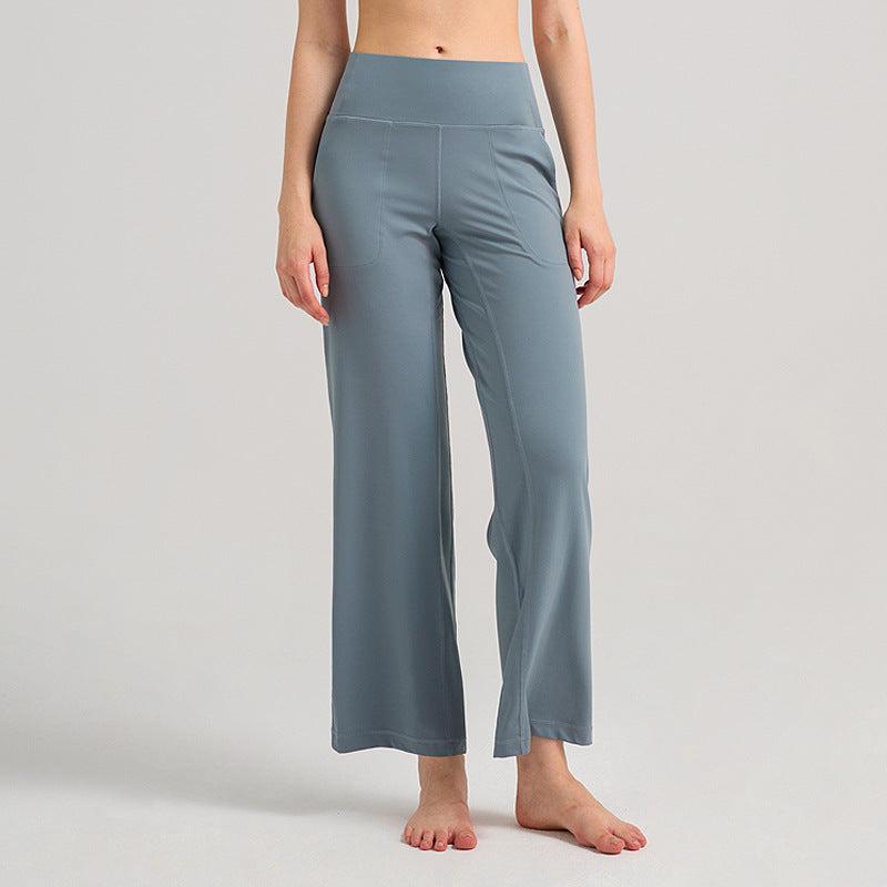 Loose & Breathable Straight-Leg Fitness Pants