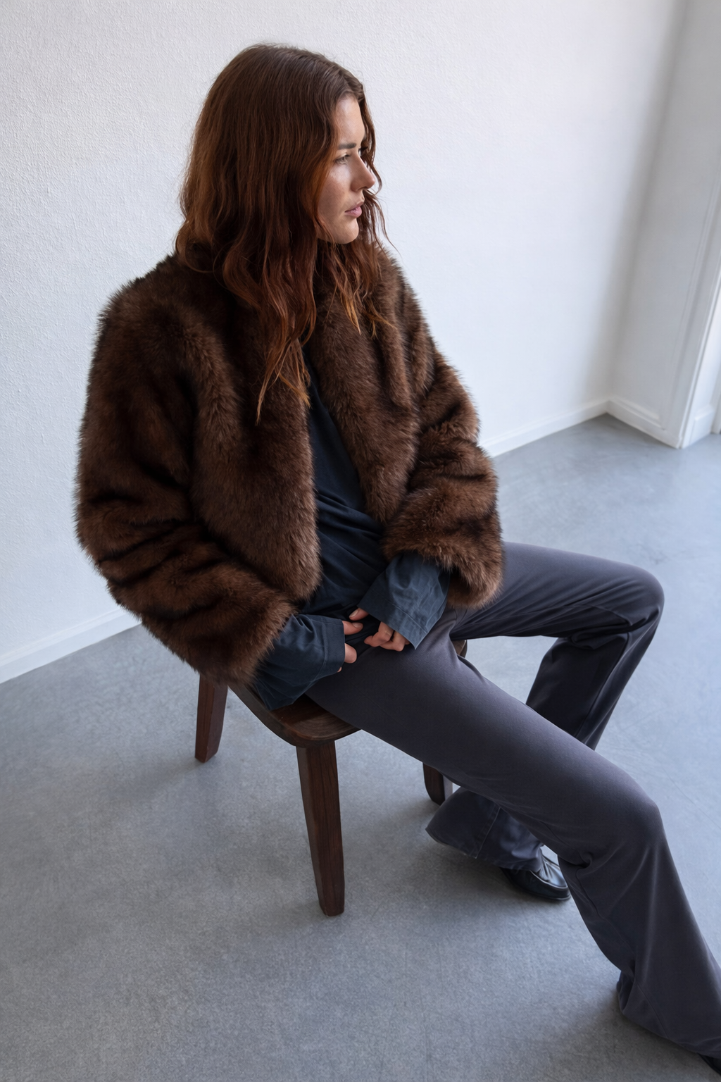 Mink Faux Fur Coat