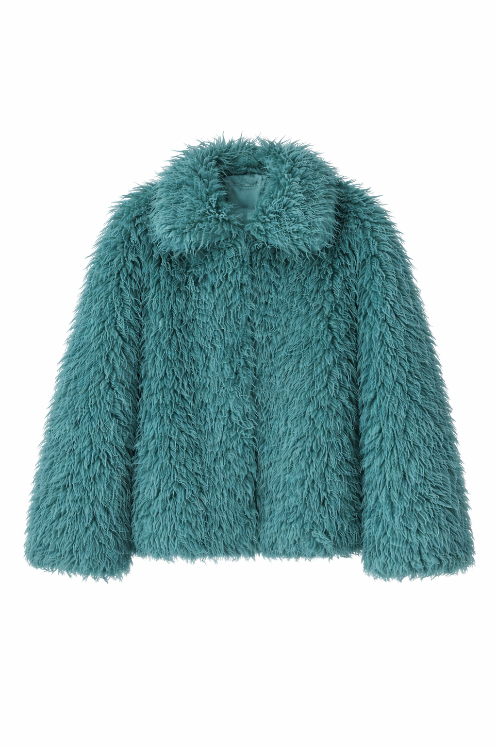 Faux Fur Plush Coat