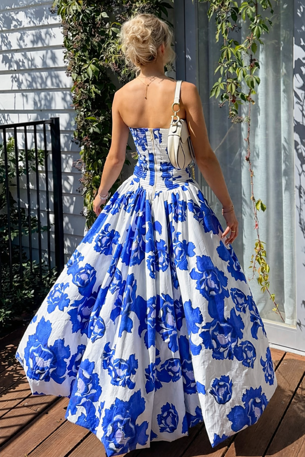 Printed Tube Top Dress