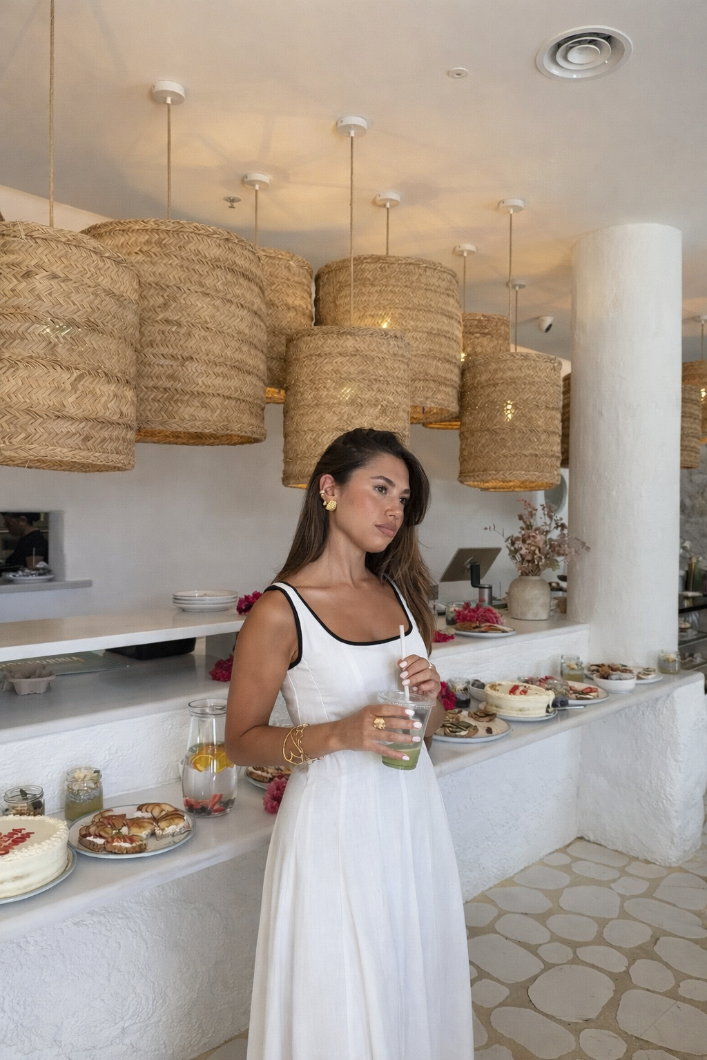 Wholesale Color Block Midi Dress