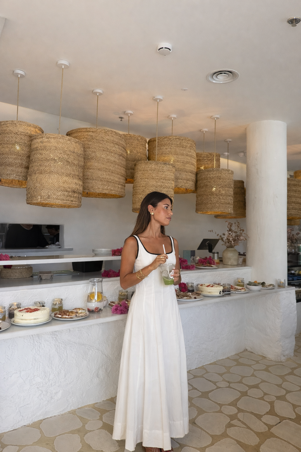 Wholesale Color Block Midi Dress