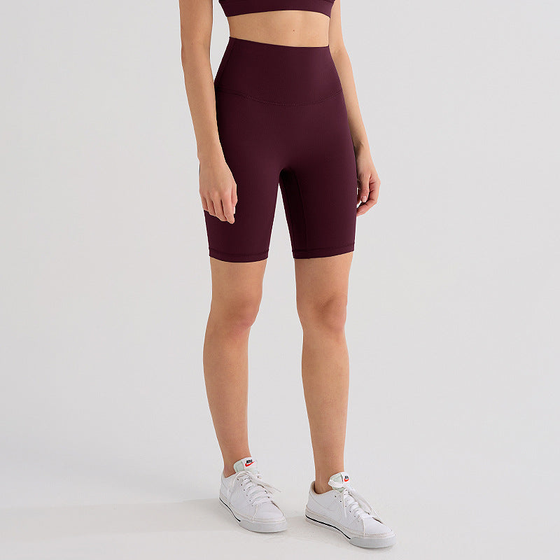 High-Waist Fitness Shorts