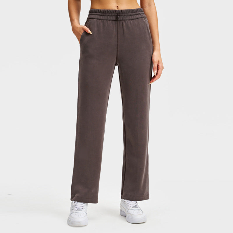 Lightweight Straight-Leg Casual Loose Pants