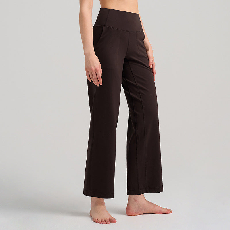 Loose & Breathable Straight-Leg Fitness Pants
