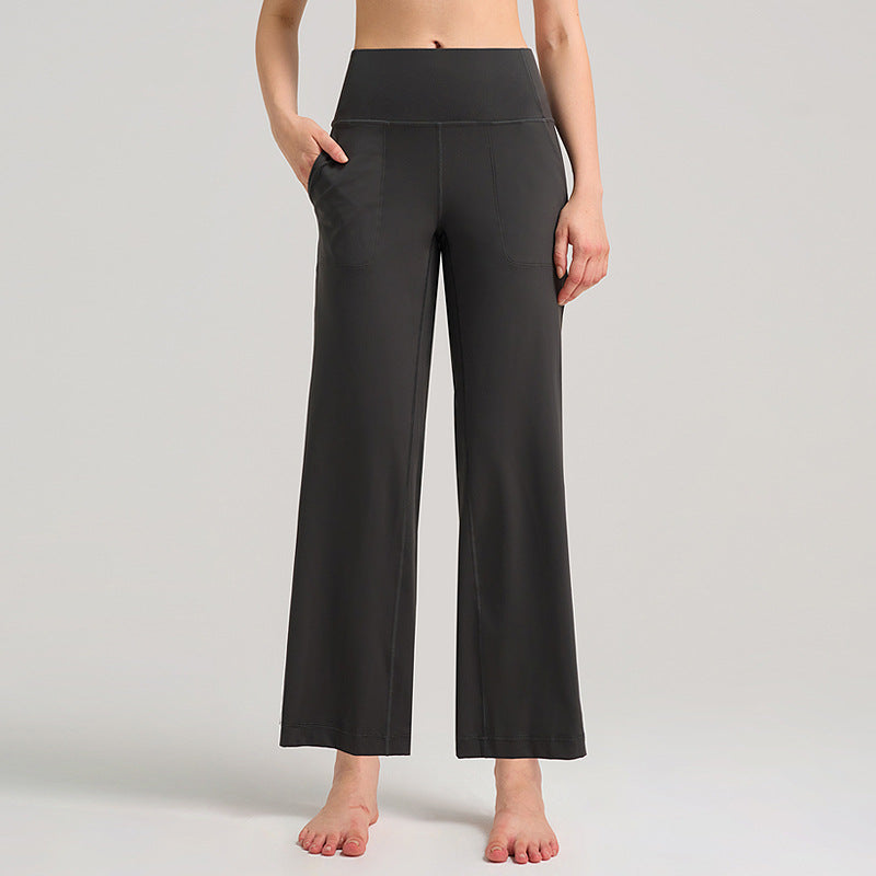 Loose & Breathable Straight-Leg Fitness Pants