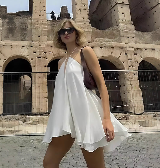 Suspender Short Dress