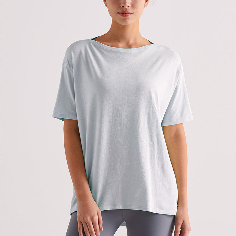 Sports Short-Sleeve T-Shirt – Summer Breathable Quick-Dry Yoga Top