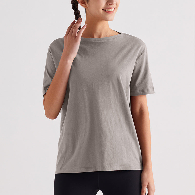 Sports Short-Sleeve T-Shirt – Summer Breathable Quick-Dry Yoga Top