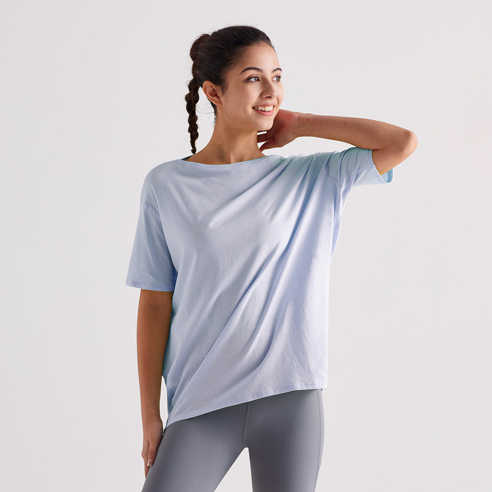 Sports Short-Sleeve T-Shirt – Summer Breathable Quick-Dry Yoga Top