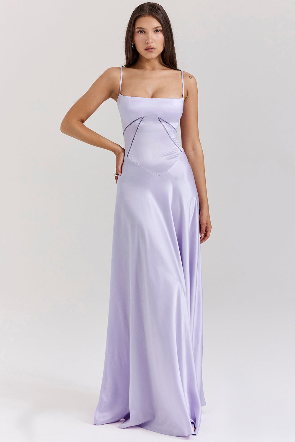 Slim Backless Long Dress