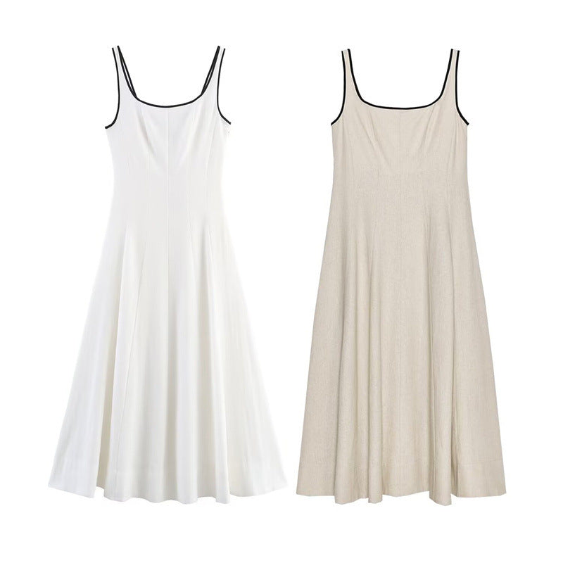 Wholesale Color Block Midi Dress