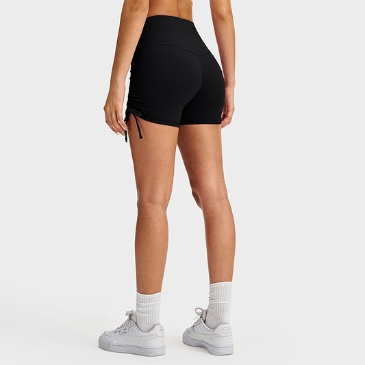 Stretchy High-Rise Sport Shorts – Minimalist Comfort for Every Move