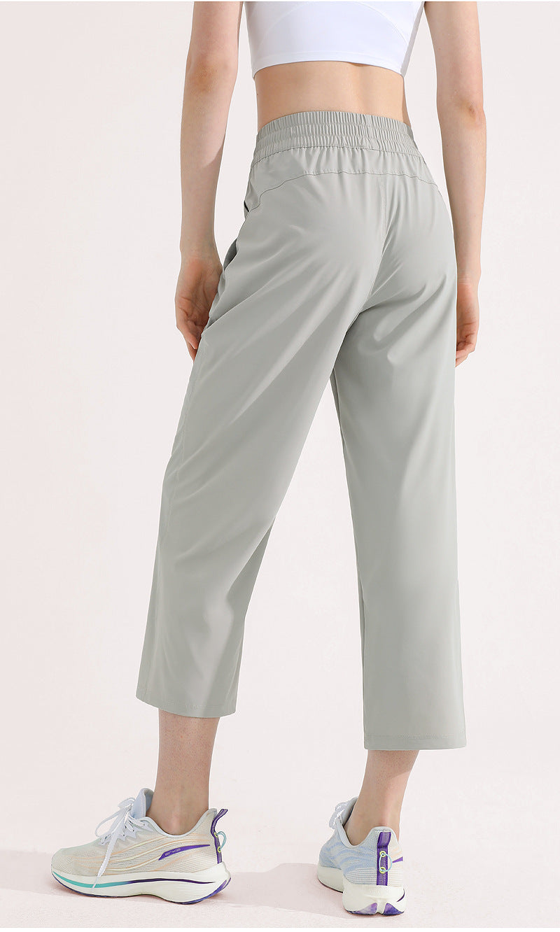 Lightweight Wide-Leg Pants with Breathable Drape