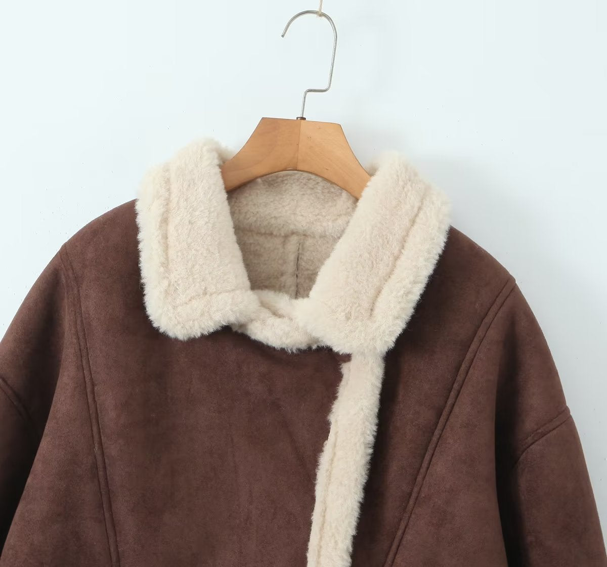 Loose Warm Retro Lamb Wool Jacket