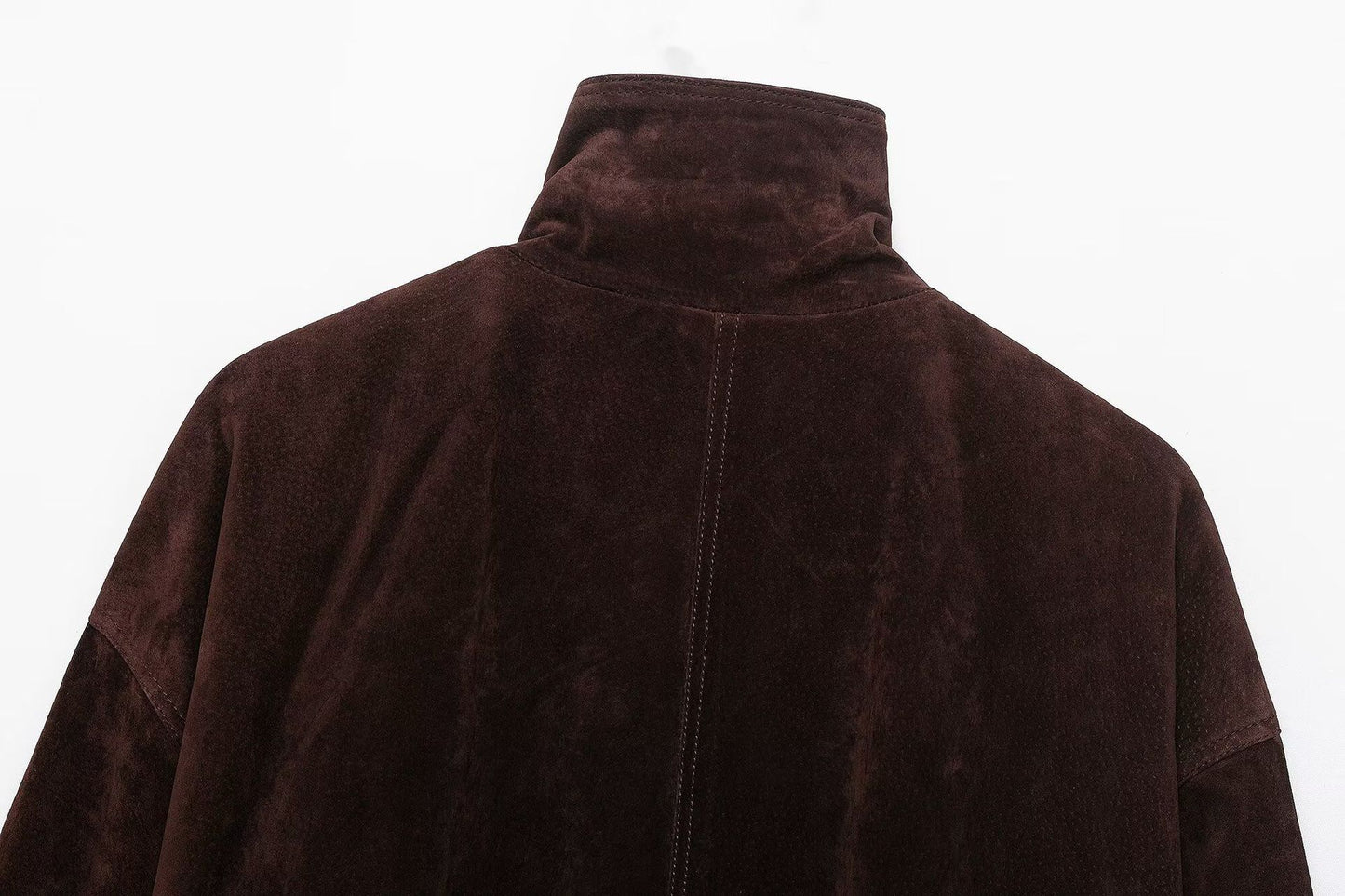 Loose Suede Leather Jacket