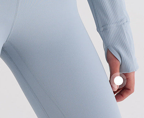 Zip-Up Sports Jacket for Women – Hip-Length, Quick-Dry & Versatile