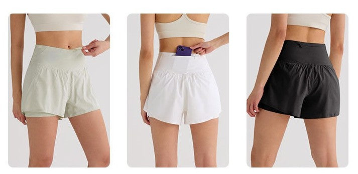 Breathable 2-in-1 Sports Shorts