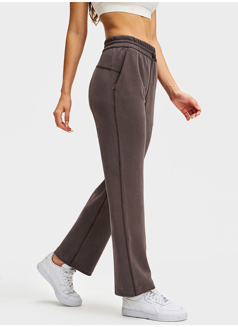 Lightweight Straight-Leg Casual Loose Pants