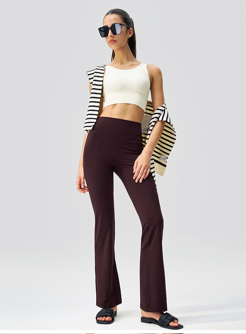 Comfy High-Rise Flared Yoga Pants