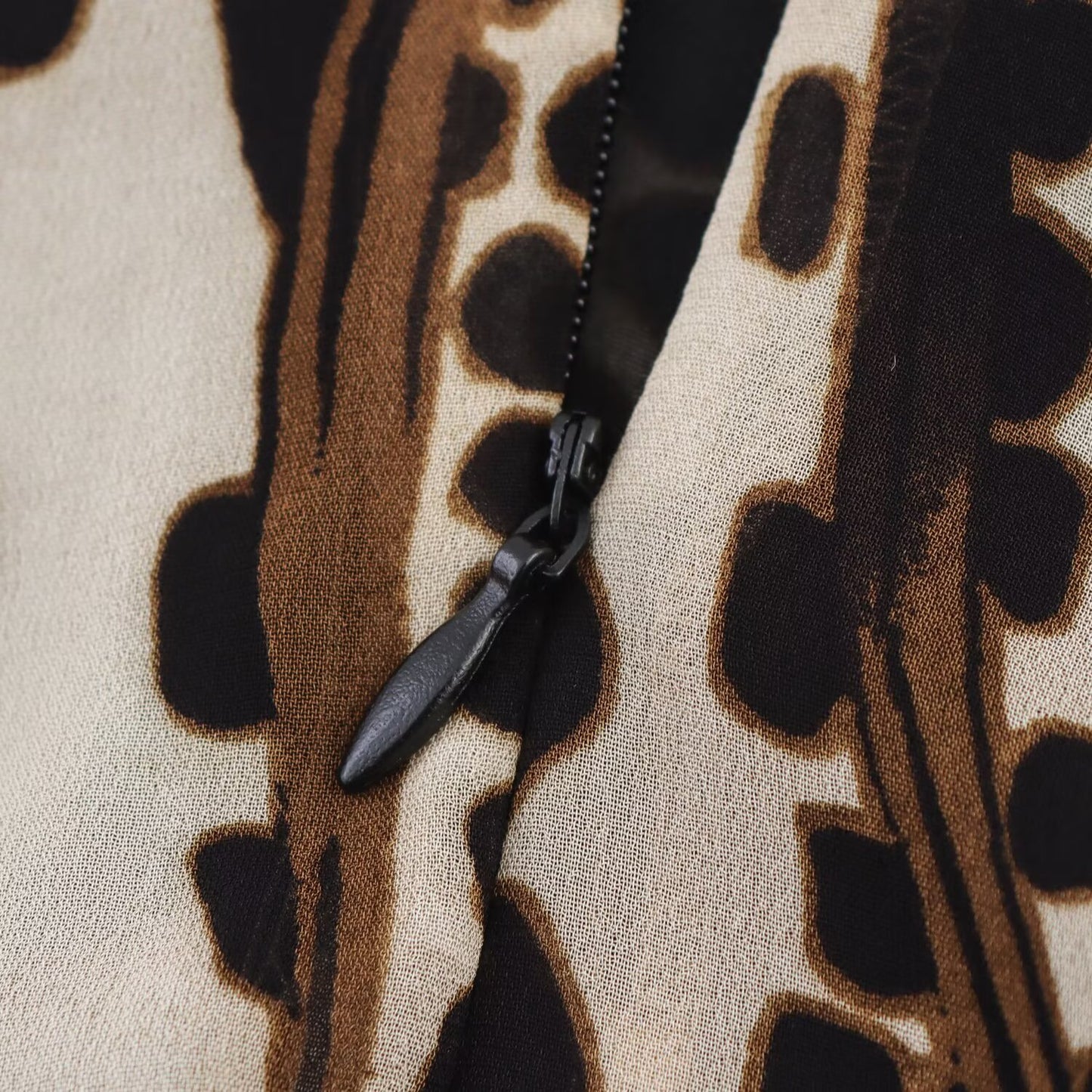 Blocking Print Halter Neck Dress