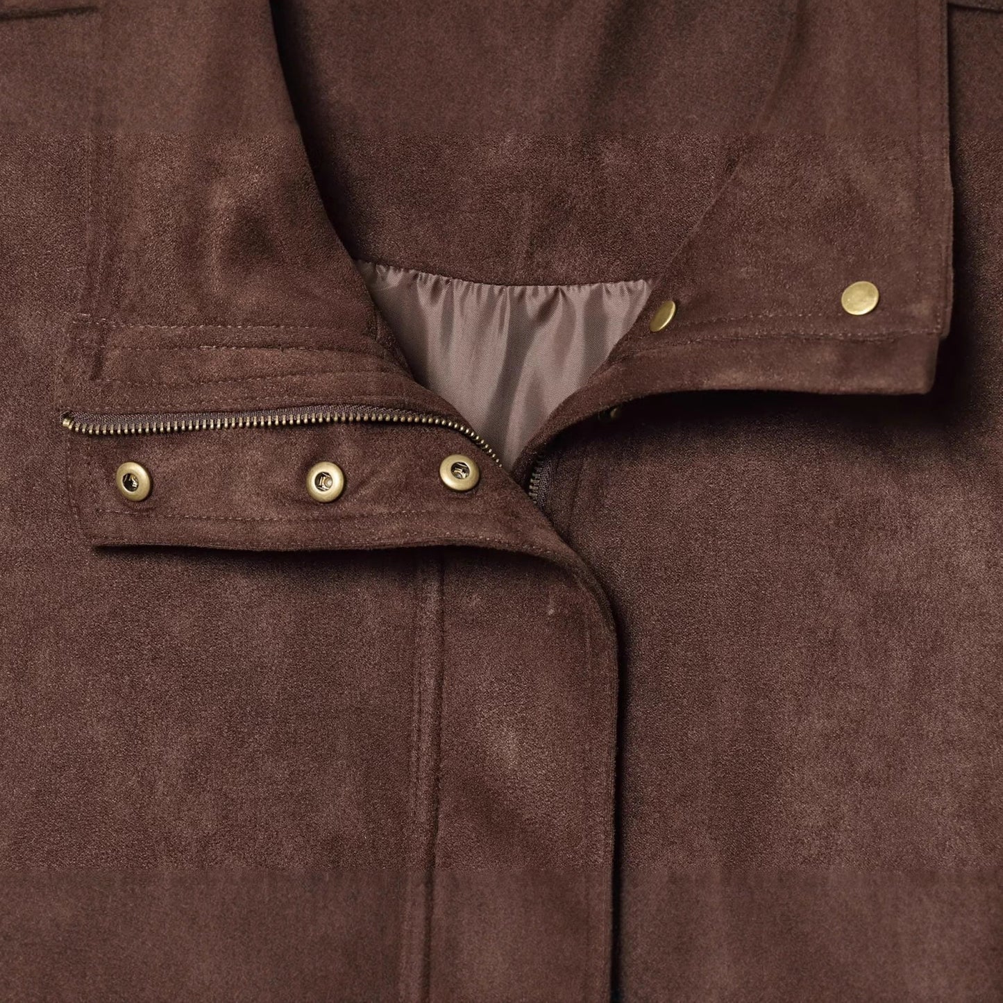 Long Sleeve Suede Textured Jacket