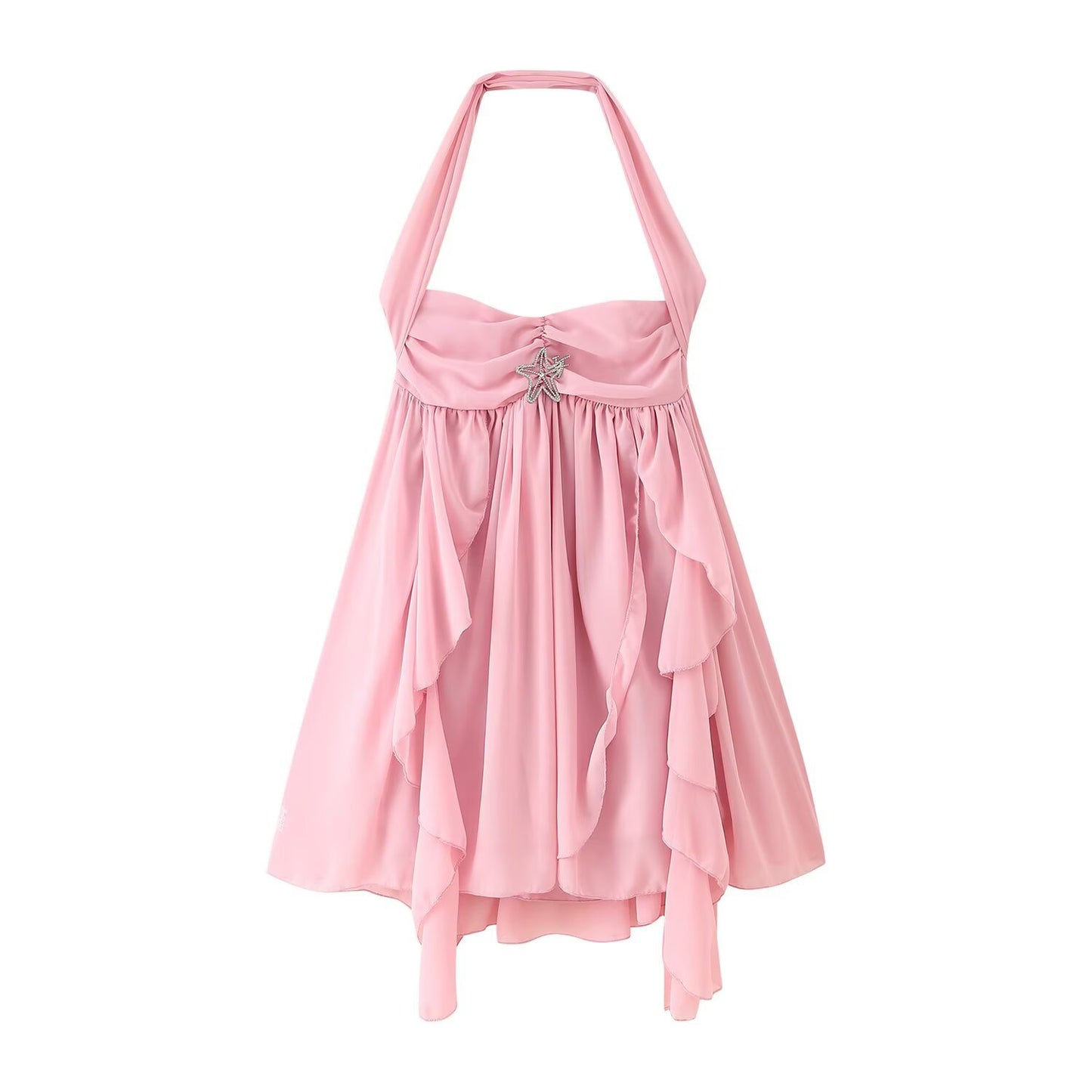 Halter Neck Short Dress