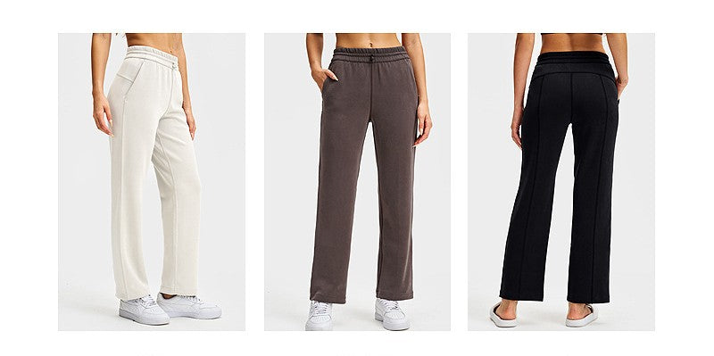 Lightweight Straight-Leg Casual Loose Pants