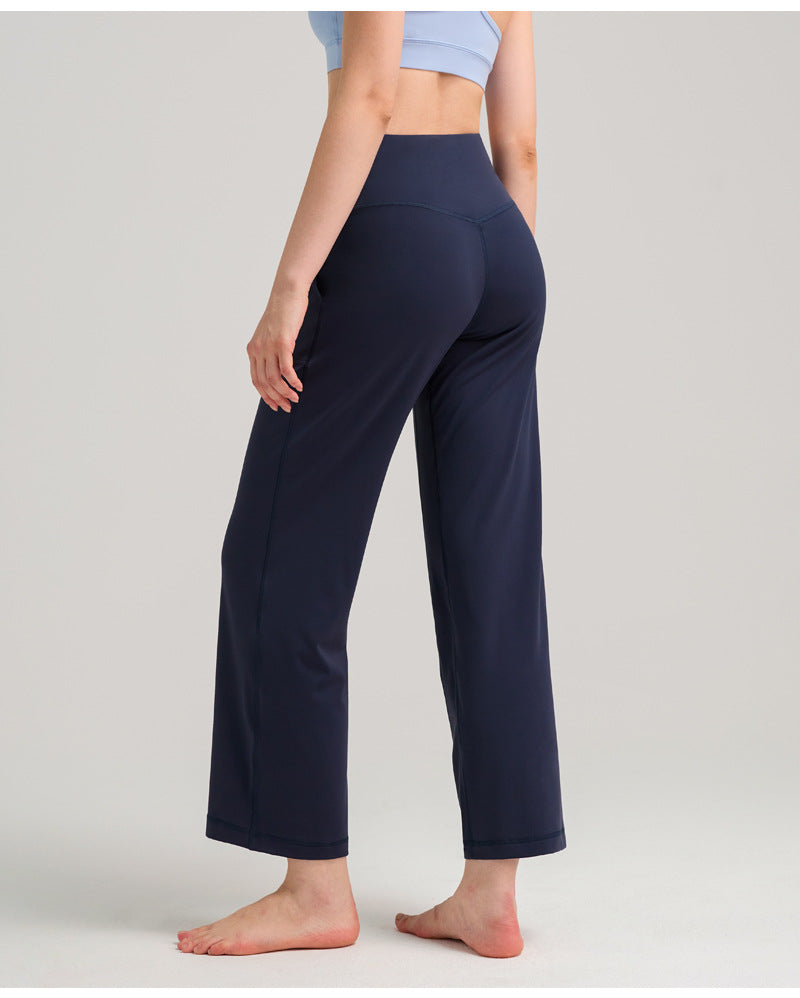 Loose & Breathable Straight-Leg Fitness Pants