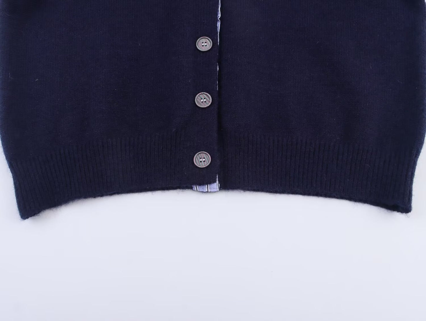 Embroidered Knit Cardigan Set