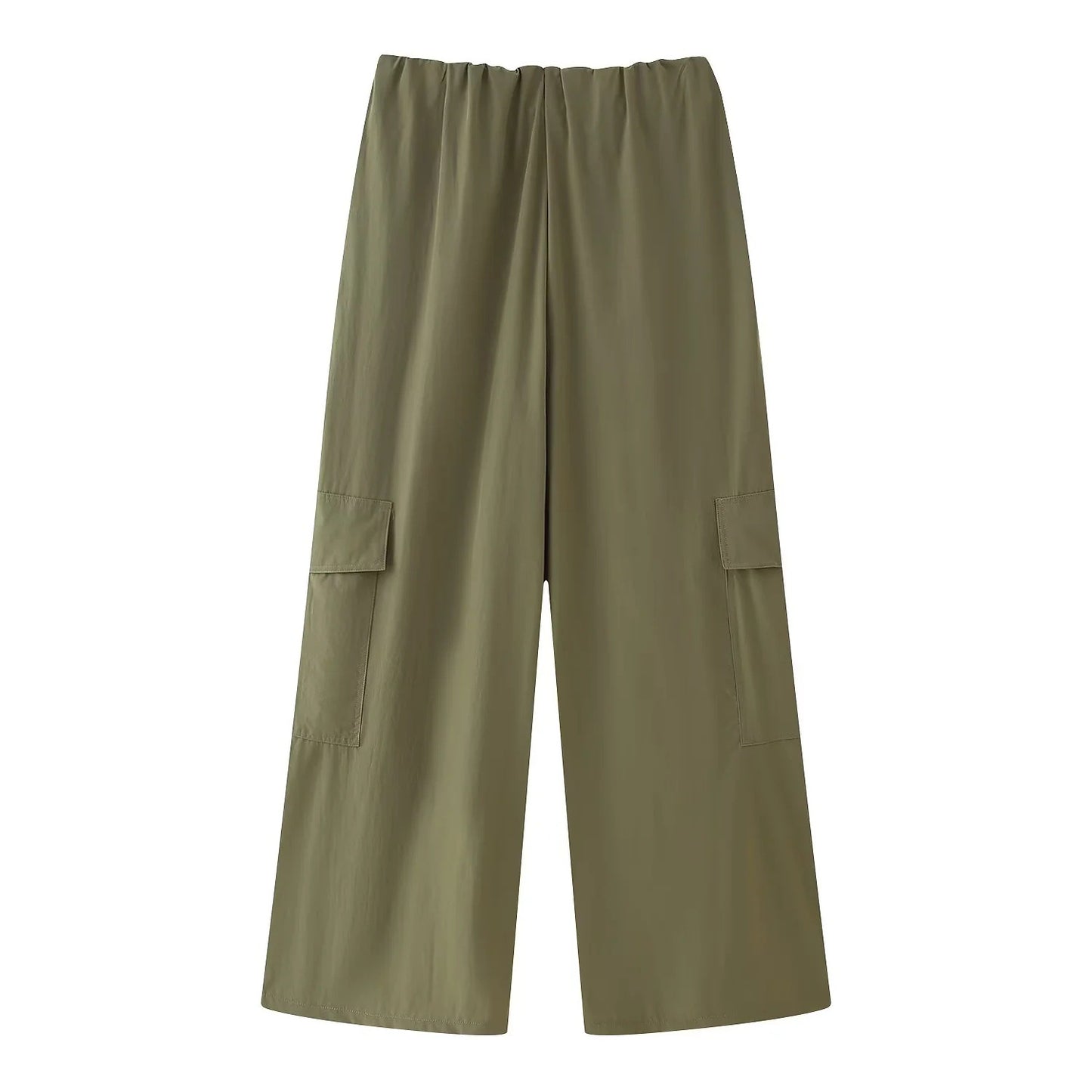 Bat Sleeve Jacket + Pleated High Waist Loose Trousers Set