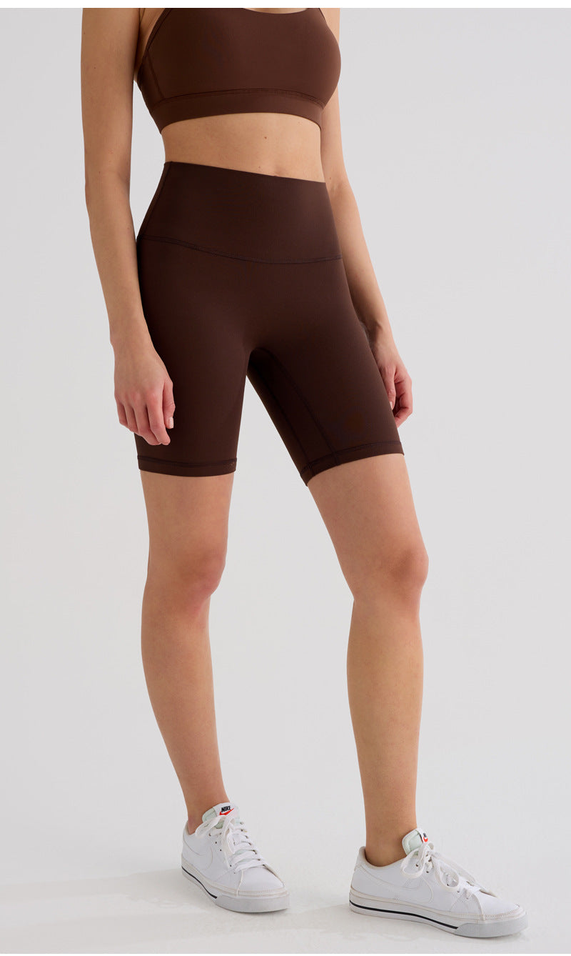 High-Waist Fitness Shorts