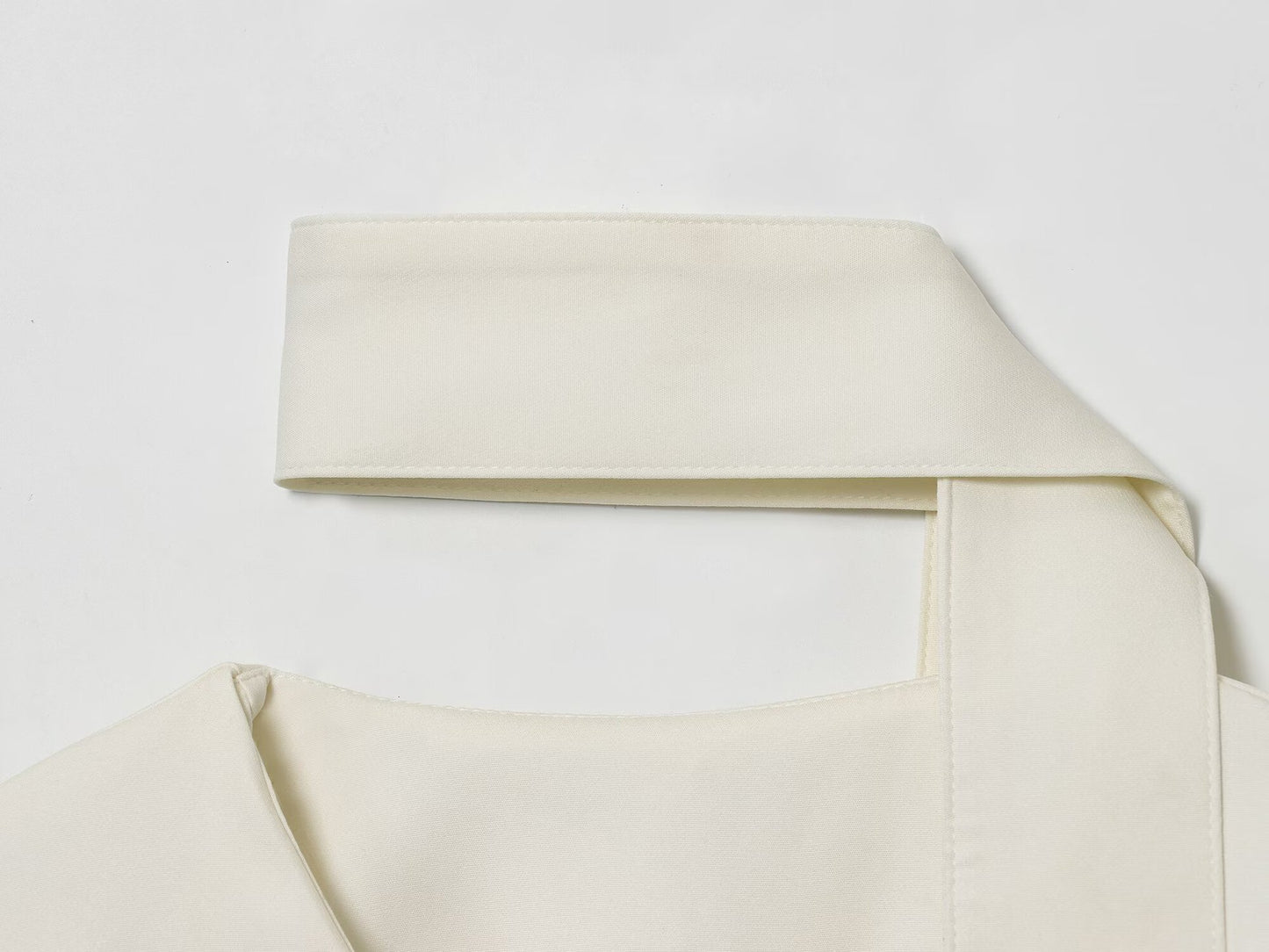 V-neck Long Sleeve Scarf Suit Jacket