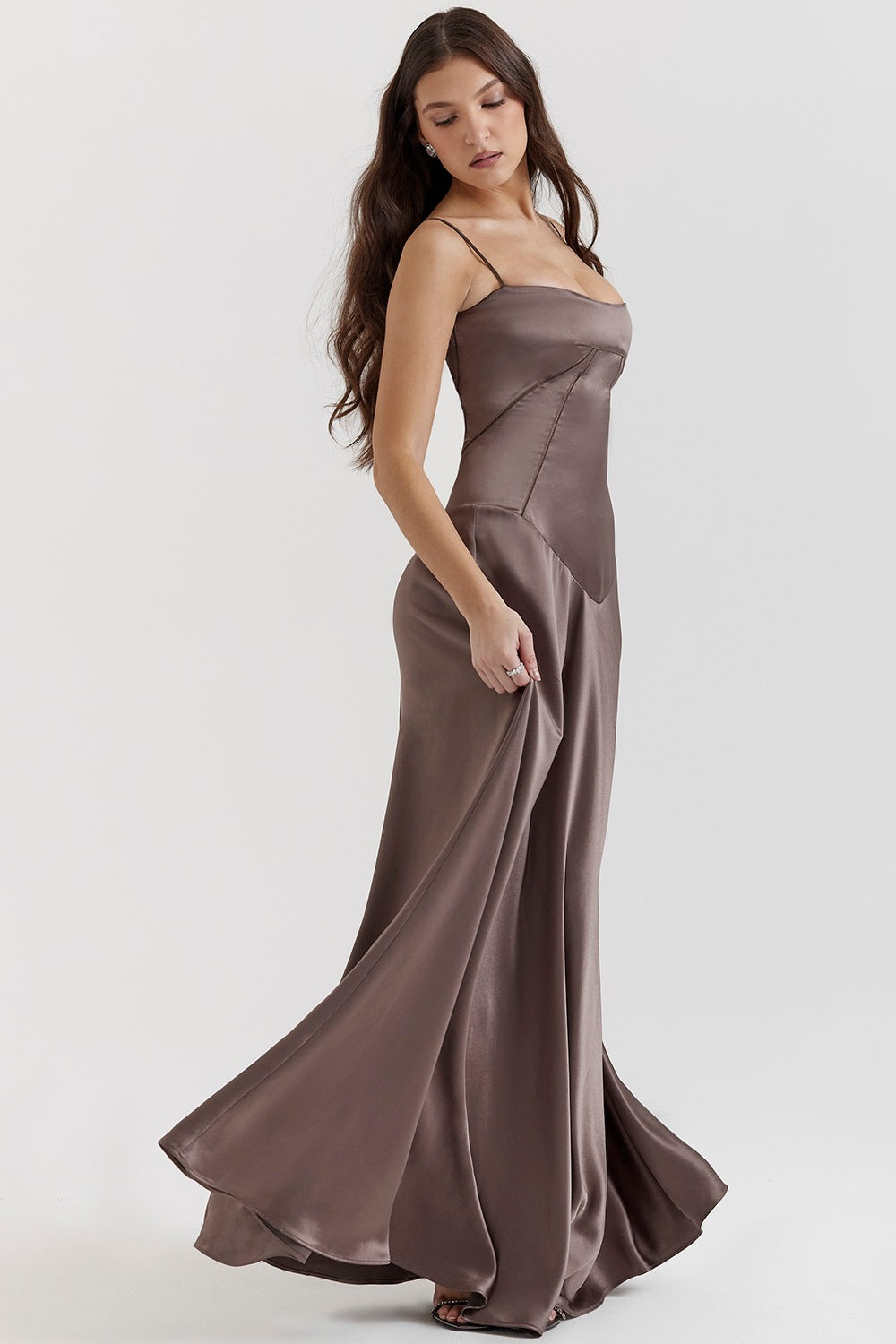 Slim Backless Long Dress
