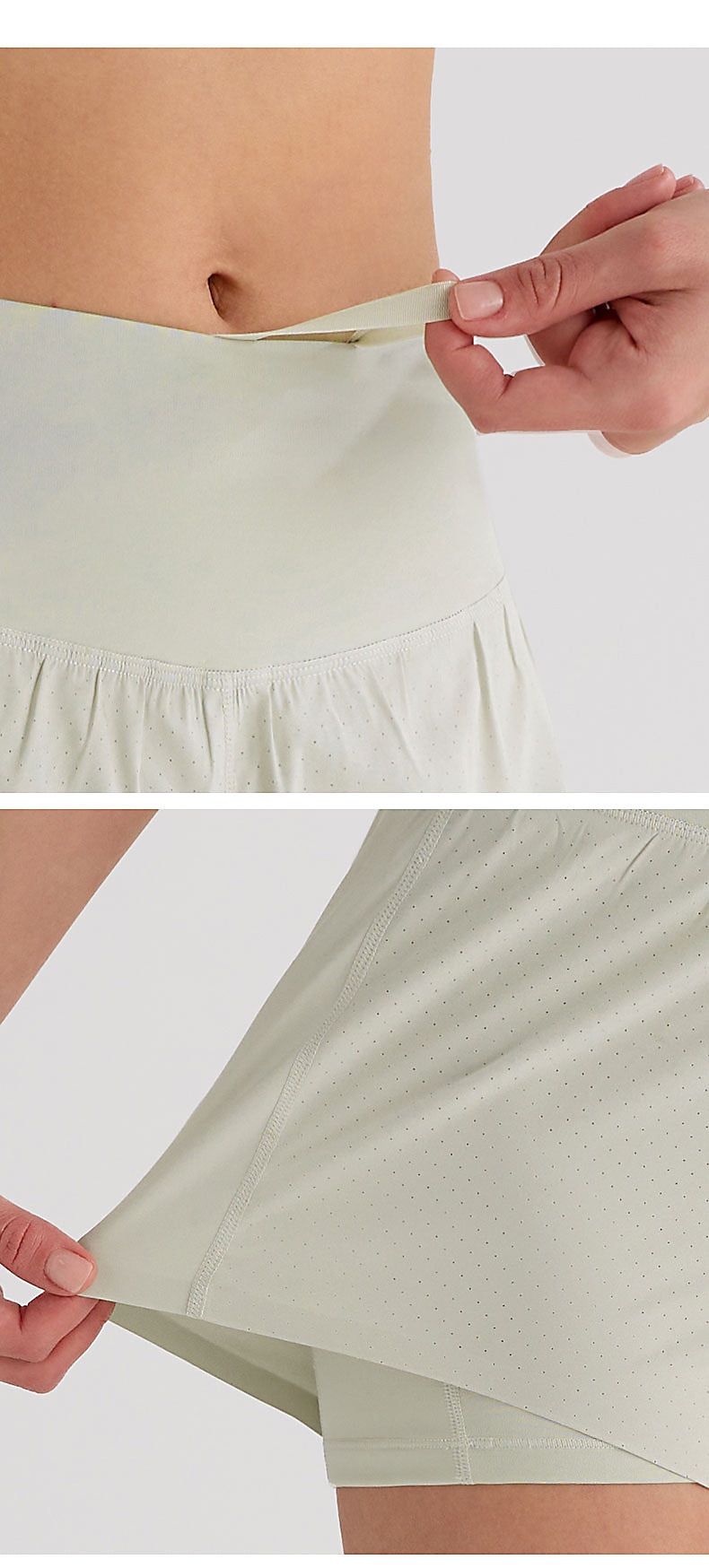 Breathable 2-in-1 Sports Shorts