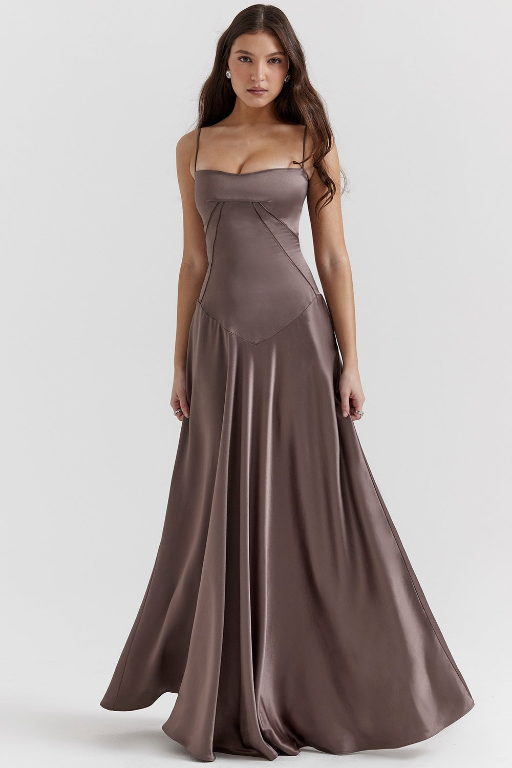 Slim Backless Long Dress