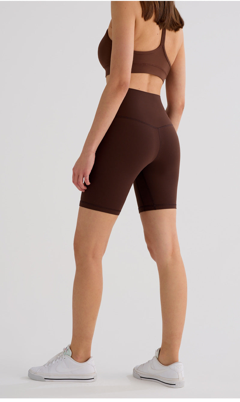 High-Waist Fitness Shorts