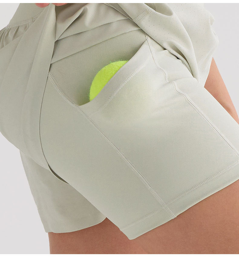 Breathable 2-in-1 Sports Shorts