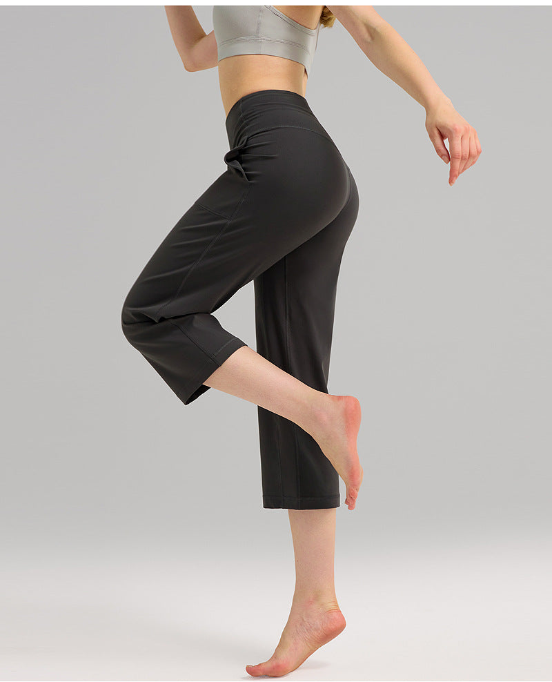 Women’s Wide-Leg Stretchy Fitness Pants