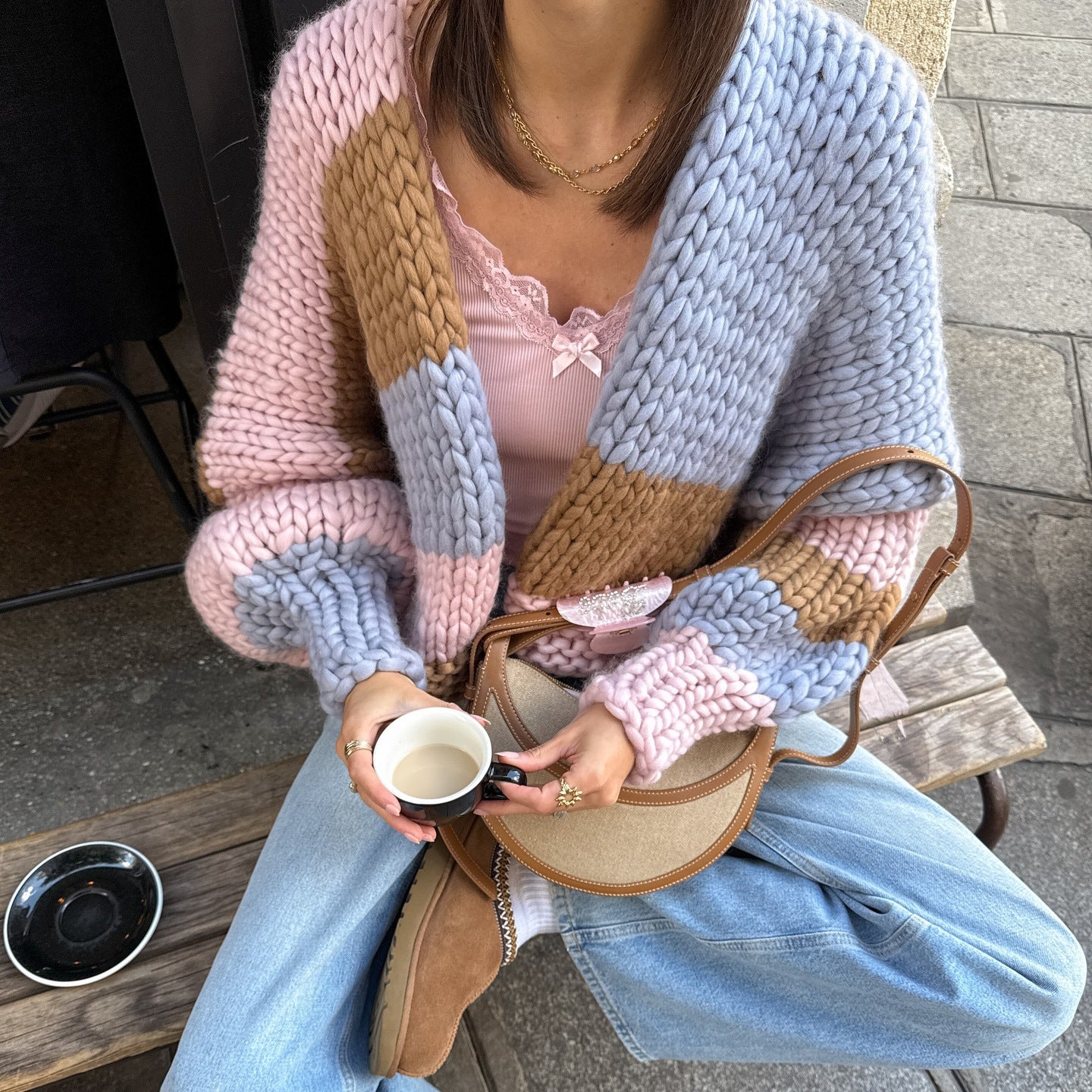 Hand-made Sweater Cardigan