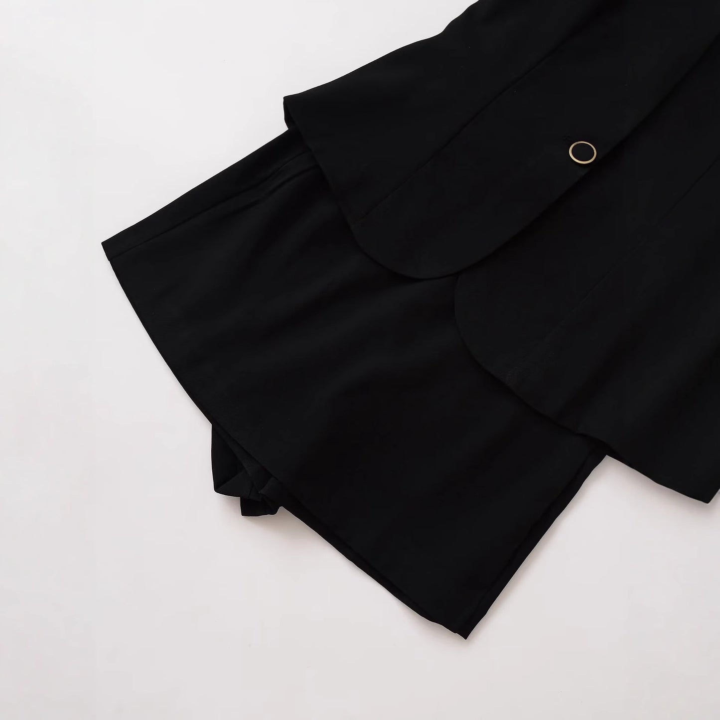 Skirt Vest Style Sleeveless Round Neck Top