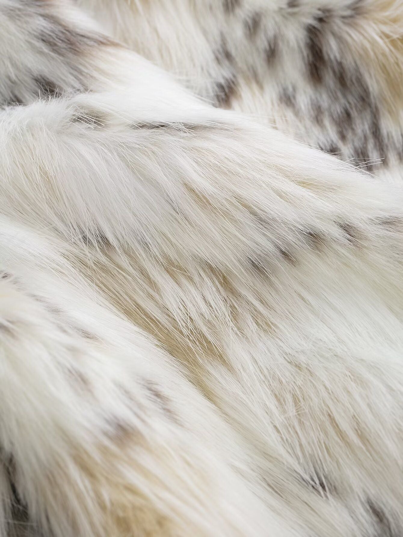 Versatile Warm Faux Fur Effect Coat